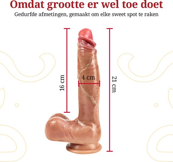 Superwomen Realistische Dildo met Zuignap thumbnail 3