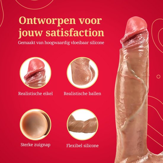 Superwomen Realistische Dildo met Zuignap thumbnail 5