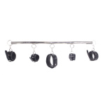 Spreader Bar deluxe set - Black Leather