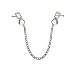 Metal Alligator Clip "special" with chain Silver - Afbeelding 2