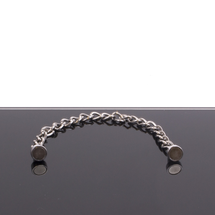 Magnetic Nipple Pinchers with polished chain - Afbeelding 2