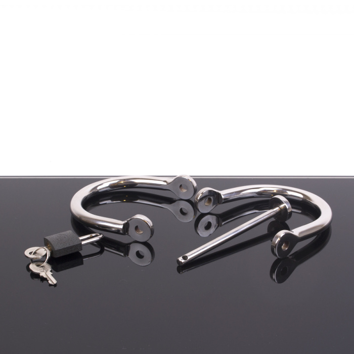 D-Handcuffs - Stainless Steel - Afbeelding 2