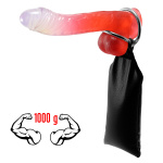 Leather Weight 2 Rings "Strong Man" 1000 g - Afbeelding 2