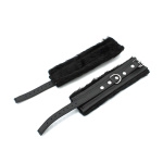 Fluffy Inside Black Leather Handcuffs - Afbeelding 6