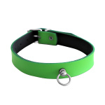 Leather Collar Mini O-Ring Green - Afbeelding 4