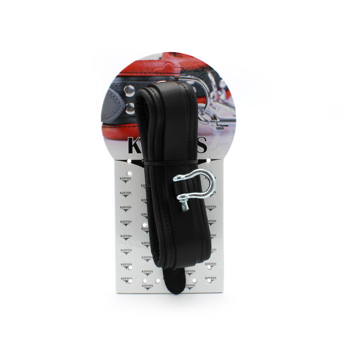 Leather Collar with Metal Shackle - Afbeelding 7