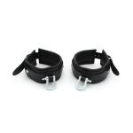 Leather Ankle cuffs with Metal Shackle - Afbeelding 3