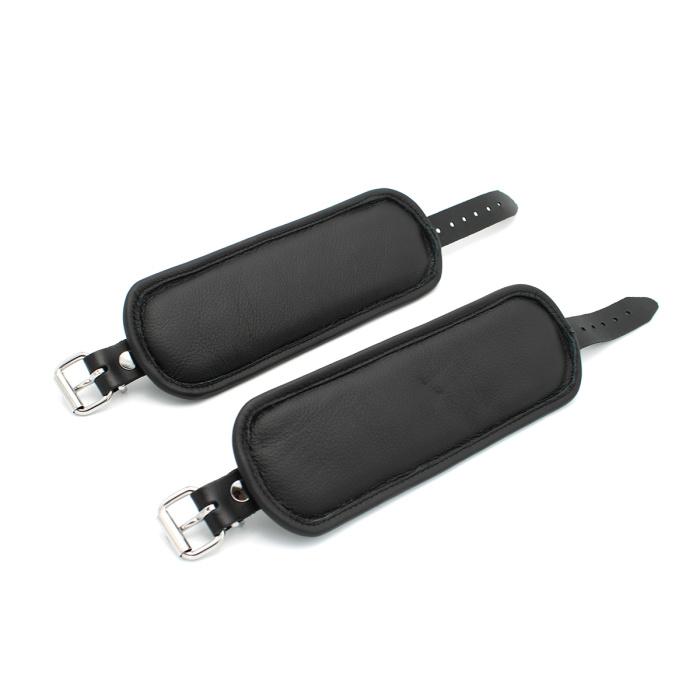 Leather Padded Handcuffs Spikey Nuts - Afbeelding 8