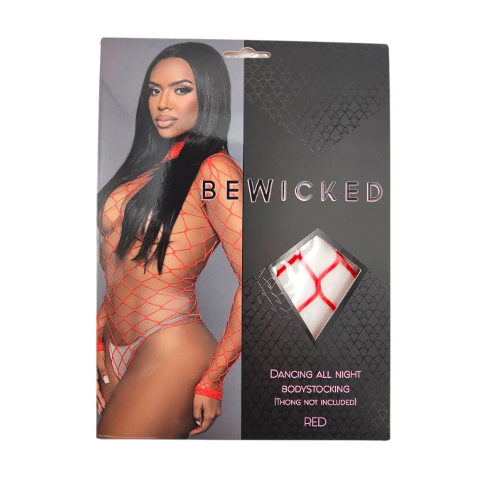 Dancing All Night Bodystocking - RD / OS - Afbeelding 4