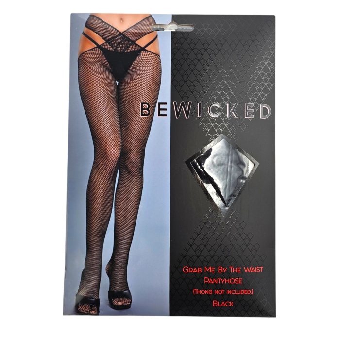 Grab Me by The Waist Pantyhose - BLK / OS - Afbeelding 4