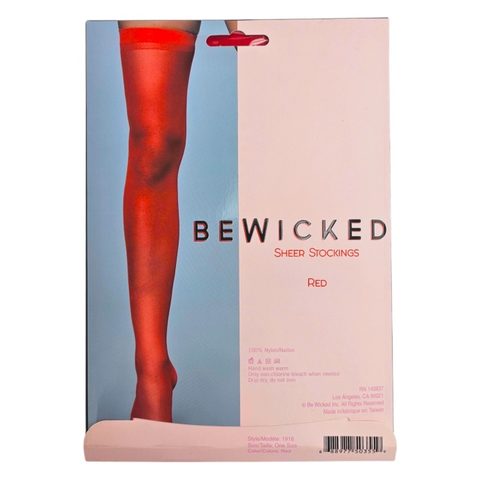 Best Behavior Thigh Highs - RD / OS - Afbeelding 5