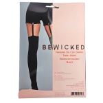Hanging On Clip Garter Thigh Highs - BLK / OS - Afbeelding 5