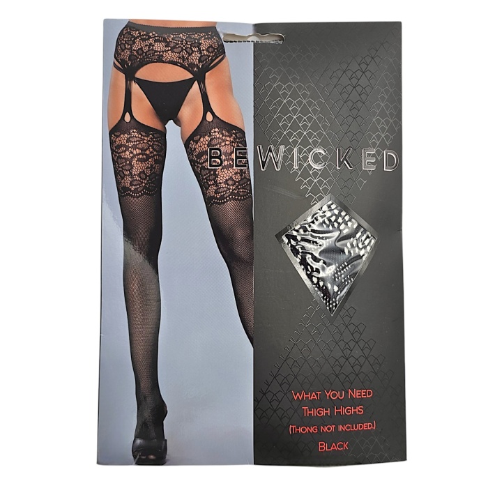What U Need Thigh Highs - BLK / OS - Afbeelding 4