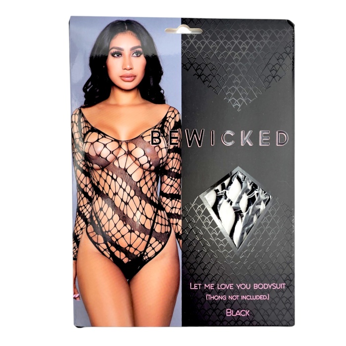 Let Me Love You Bodysuit - BLK / OS - Afbeelding 4