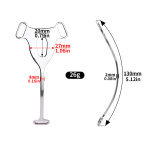 Male to Female Chastity Plate with Belt - Afbeelding 4