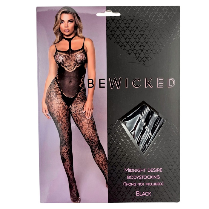 Midnight Desire Bodystocking - BLK / OS - Afbeelding 6