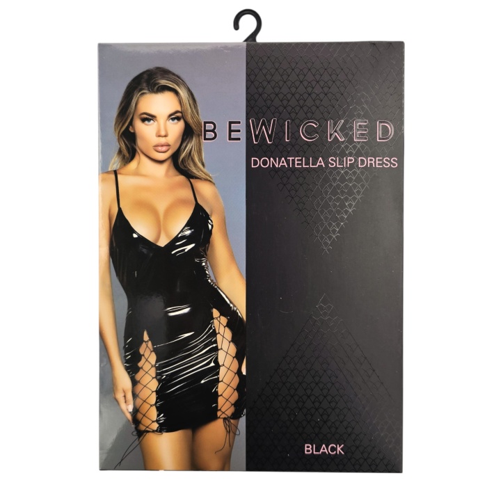 Donatella Slip Dress - BLK / XL - Afbeelding 5