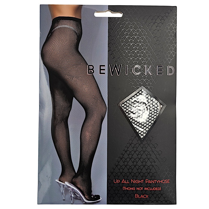 Up All Night Pantyhose - BLK / OS - Afbeelding 4