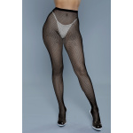 Up All Night Pantyhose - BLK / OS