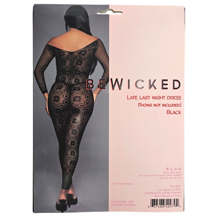 Late Last Night Night Dress - BLK / OS - Afbeelding 6