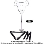 Male to Female Chastity Plate with Belt - Afbeelding 5