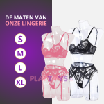 PlayToys - Sexy Lingerie - 3 delig - Met BH string en jarretelgordel - Erotisch - Uitdagend - Elegant - Spannend - Afbeelding 7