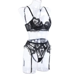 PlayToys - Sexy Lingerie - 3 delig - Met BH string en jarretelgordel - Erotisch - Uitdagend - Elegant - Spannend - Afbeelding 20