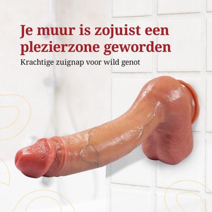 Superwomen - Realistische Dildo met Zuignap - Afbeelding 3