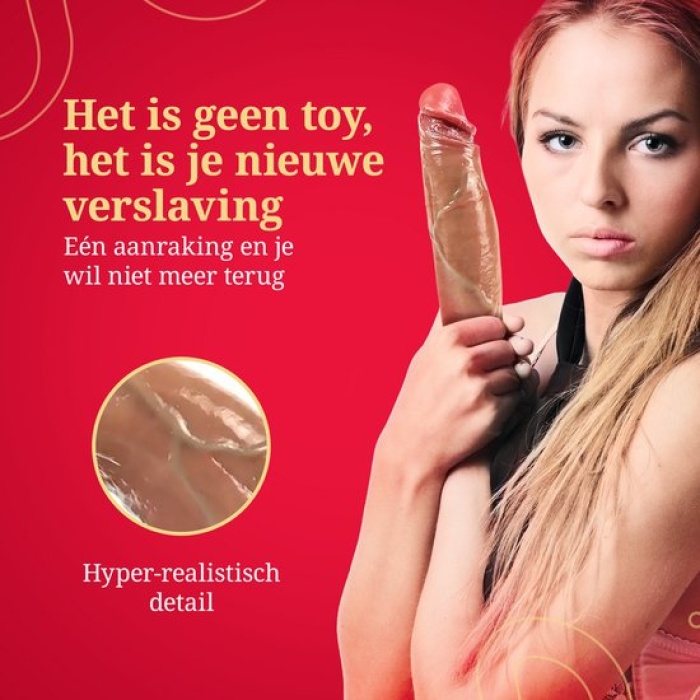 Superwomen - Realistische Dildo met Zuignap - Afbeelding 11
