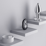 Vibrating Aluminum Buttplug Small - Afbeelding 6