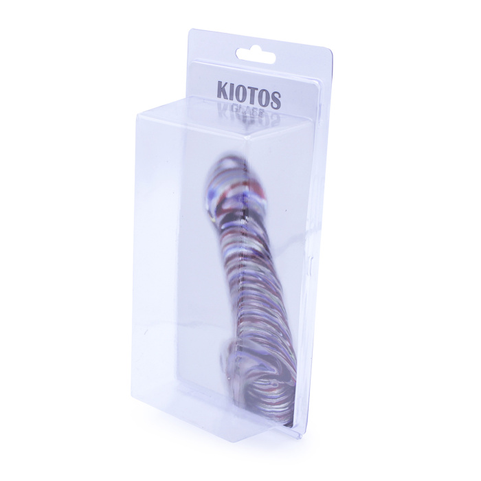 Glass Dildo Clear Penis Ribbed - Afbeelding 6