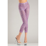 Pink Leopard Pantyhose - PK / OS