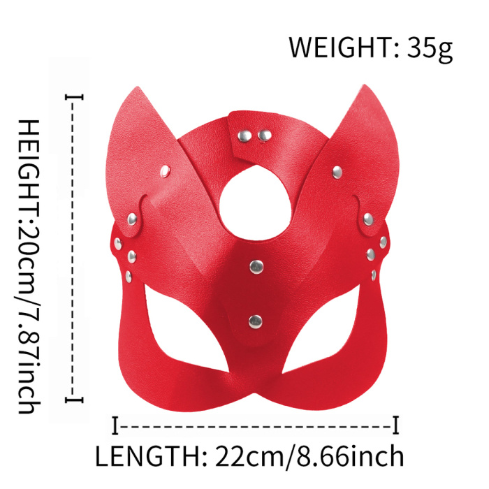 Cat Mask Red - Afbeelding 5