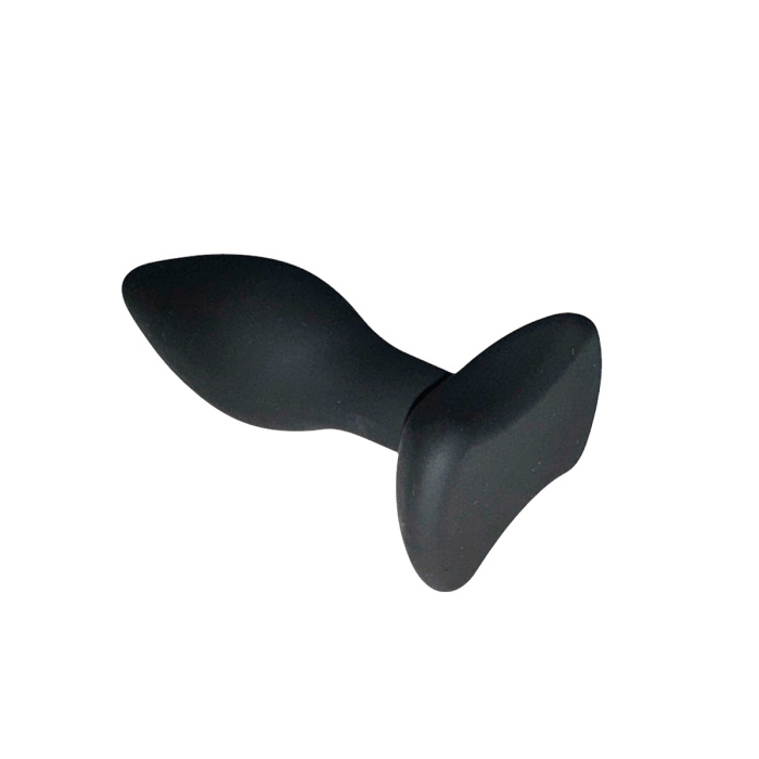 Silicone Anal Plug Small Black - Afbeelding 2