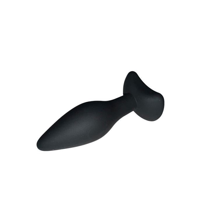 Silicone Anal Plug Small Black - Afbeelding 4