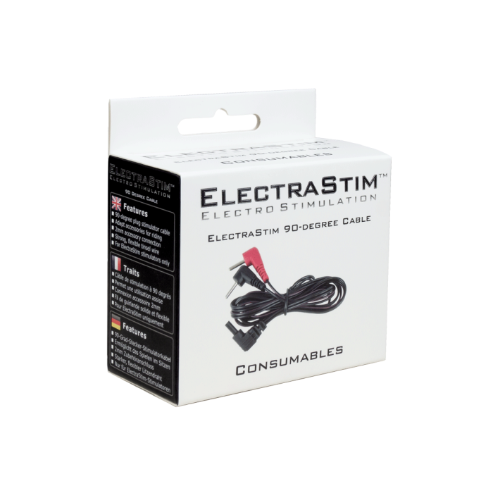 ElectraStim Cable with 90 Degree Plugs - Afbeelding 2