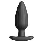 Rocker Silicone Noir Butt Plug - Large