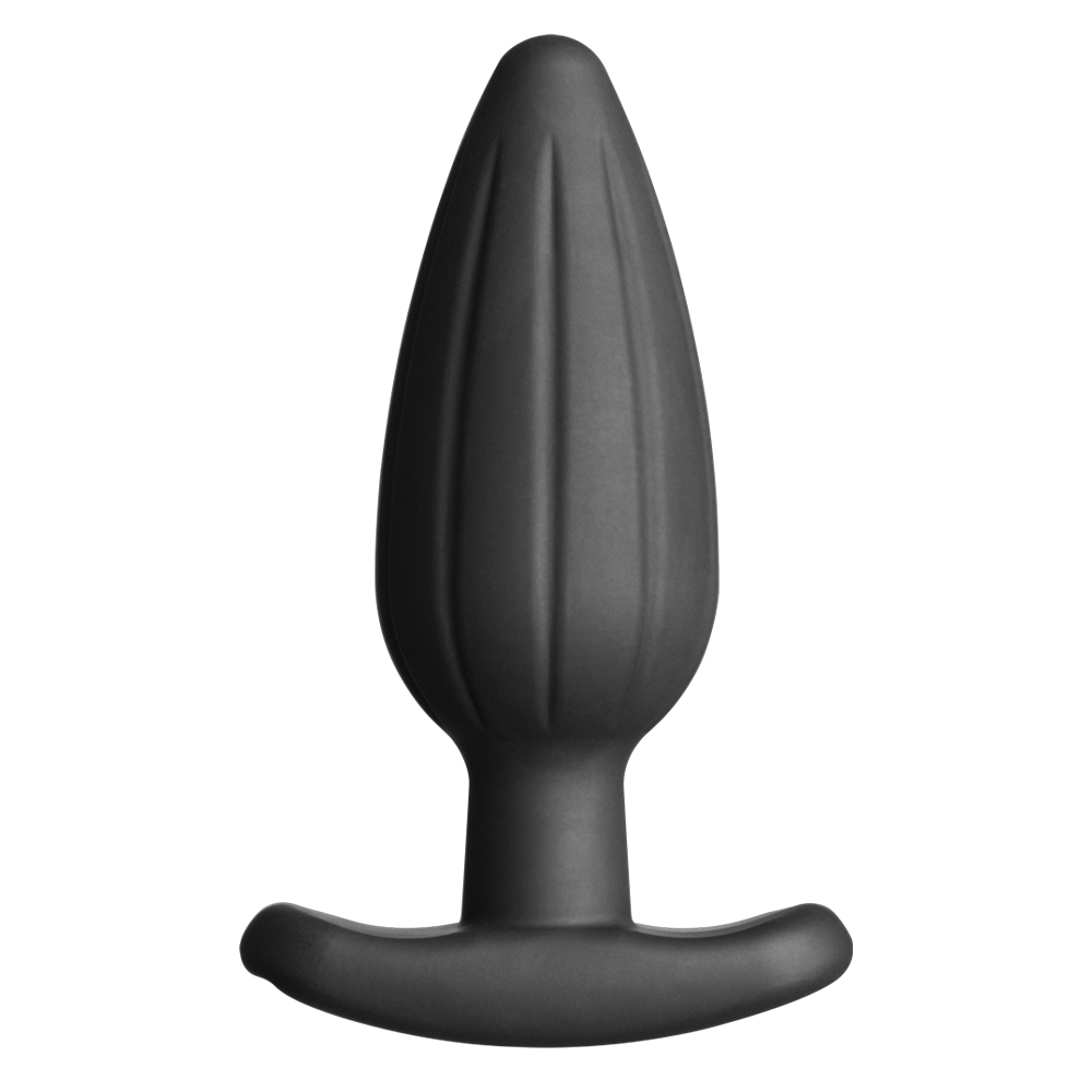 em3107-butt-plug-front Rocker Silicone Noir Butt Plug - Large - Afbeelding 1