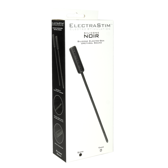 Silicone Noir 7mm Flexible Urethral Sound - Afbeelding 2