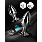 Vibrating Aluminum Buttplug Small - Afbeelding 8