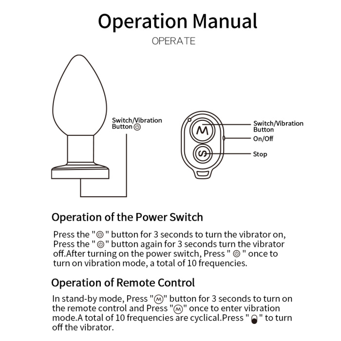 Vibrating Aluminum Buttplug Small - Afbeelding 10
