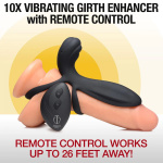 Silicone Vibrating Girth Enhancer w/ Remote Control - Afbeelding 3