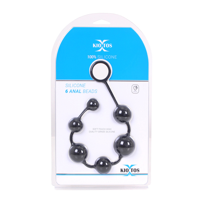 Silicone 6 Anal Beads - Afbeelding 4