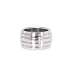 Fancy Steel Donut Cockring 35 mm - Afbeelding 2