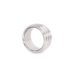 Fancy Steel Donut Cockring 40 mm - Afbeelding 4