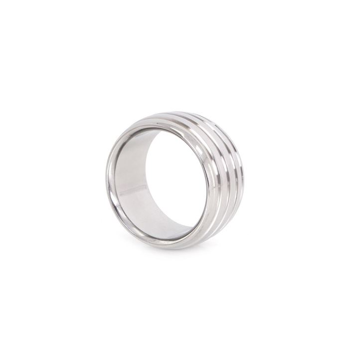 Fancy Steel Donut Cockring 40 mm - Afbeelding 4