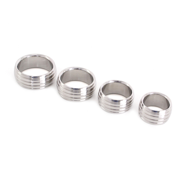 Fancy Steel Donut Cockring 40 mm - Afbeelding 3