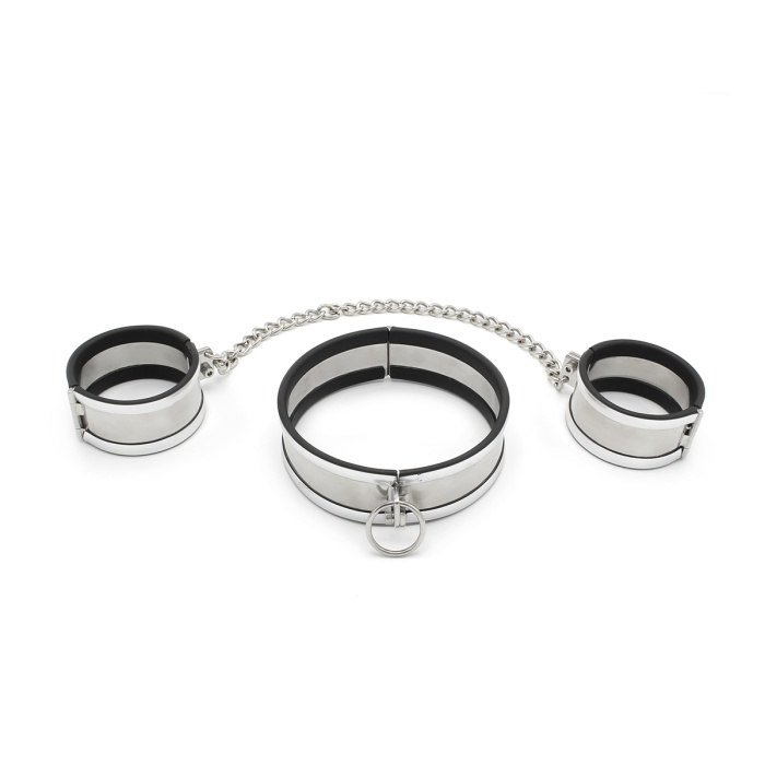 Steel Medium Collar & Cuffs - Afbeelding 2