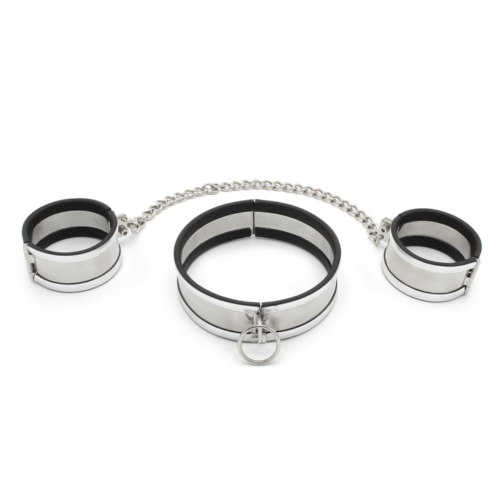 Steel Large Collar & Cuffs - Afbeelding 2