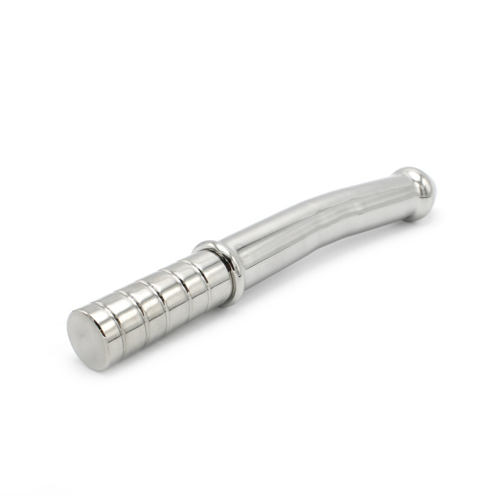 Mega Stainless Steel Dildo Slightly Curved - Afbeelding 2